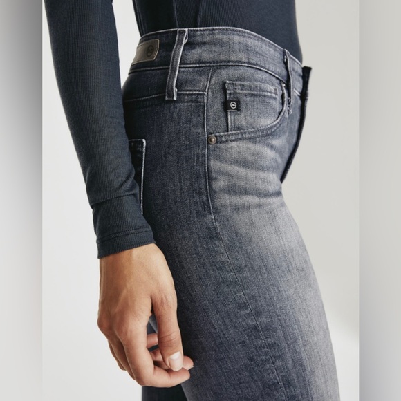 NWT AG Jeans FARRAH High-Rise Skinny Ankle Ashen Blue-Gray Stretch Size 30R - Picture 6 of 16